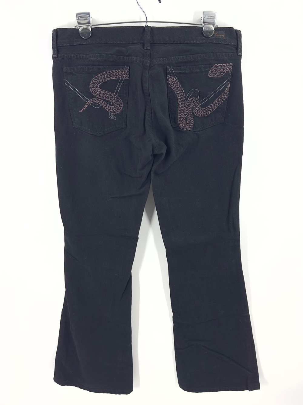 Citizens Of Humanity Flare Jeans Serpent Snake Embroidery Size 31 Y2K USA Made
